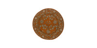 Mytho pumpkin Hand Tufted 120 cm Diameter Rugs